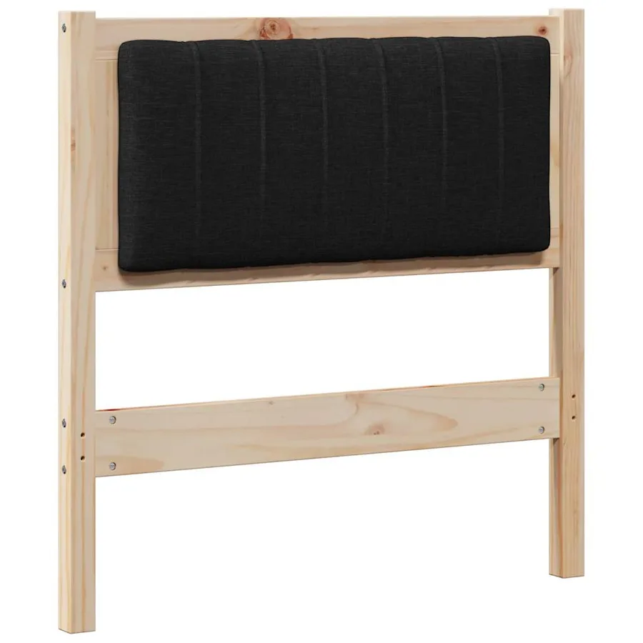 Tête de lit capitonnée avec tête de lit Marron 75 cm Pin massif - 2