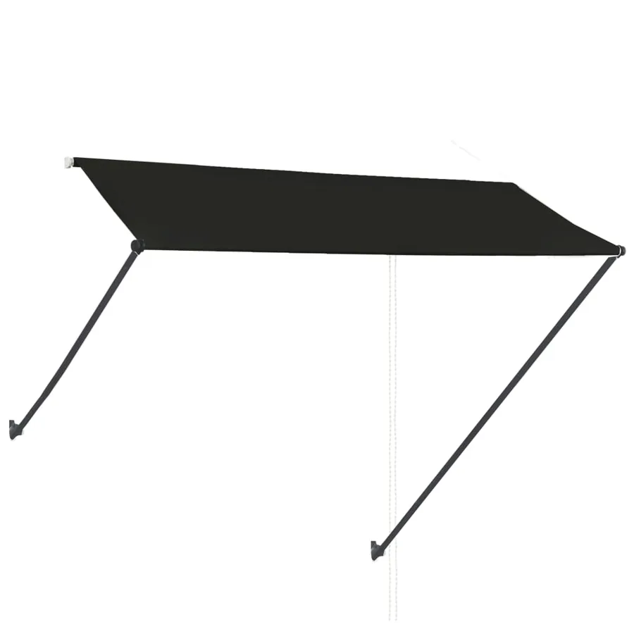 Auvent rétractable avec LED 300x150 cm Anthracite - 4