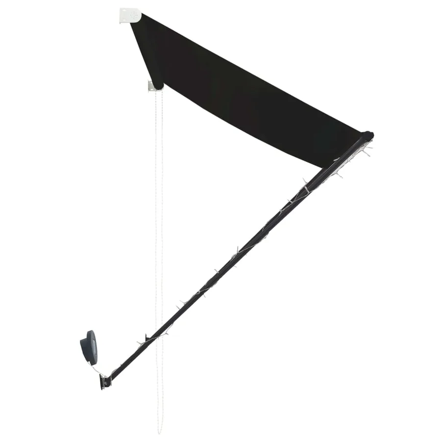 Auvent rétractable avec LED 300x150 cm Anthracite - 6