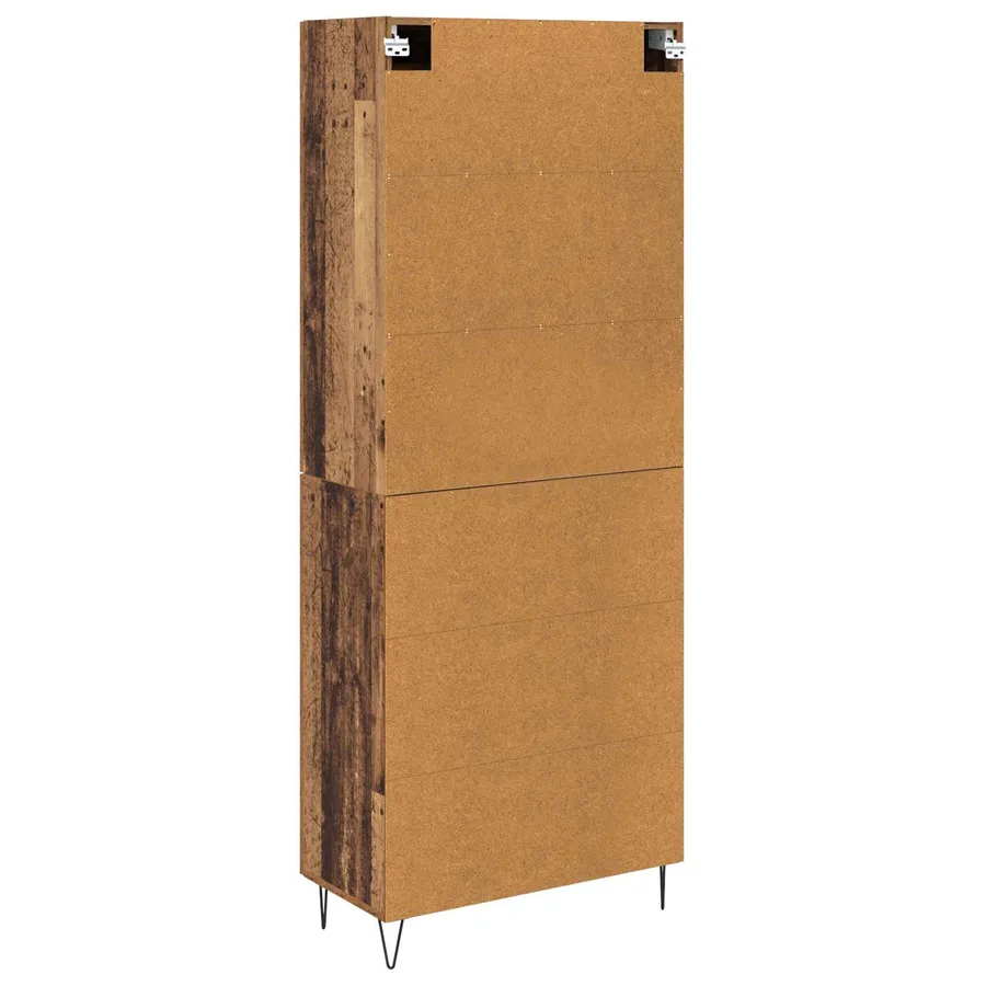 Haut Armoire Bois Ancien 69,5 x 34 x 180 cm Bois d'ingénierie - 10