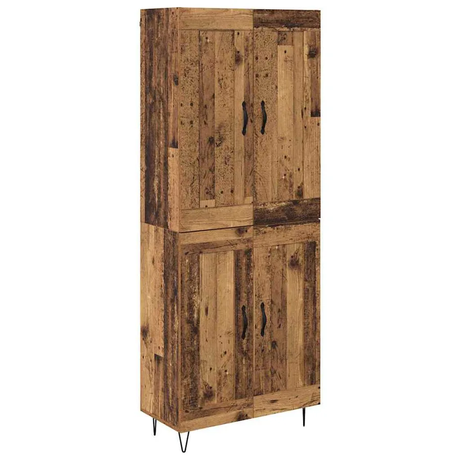 Haut Armoire Bois Ancien 69,5 x 34 x 180 cm Bois d'ingénierie - 2