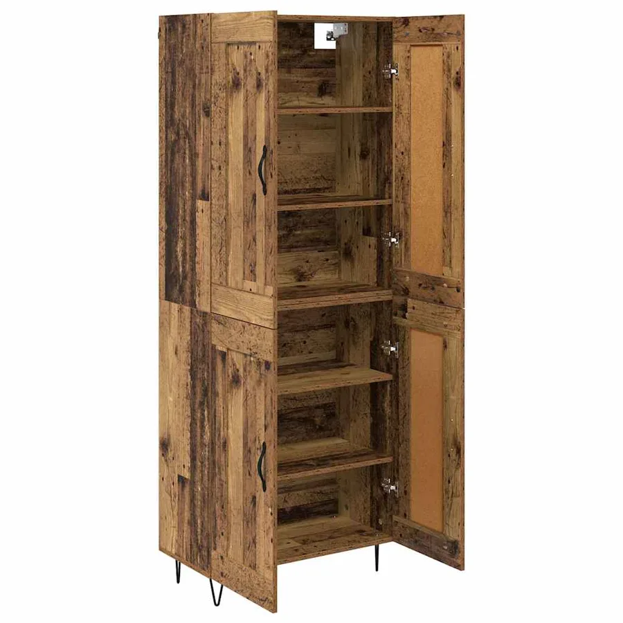 Haut Armoire Bois Ancien 69,5 x 34 x 180 cm Bois d'ingénierie - 5