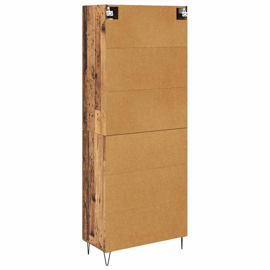 Haut Armoire Bois Ancien 69,5 x 34 x 180 cm Bois d'ingénierie - 8