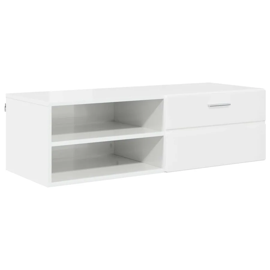 Cabinet en Bois Gris béton 100,5 x 39 x 30 cm Bois d'ingénierie - 2