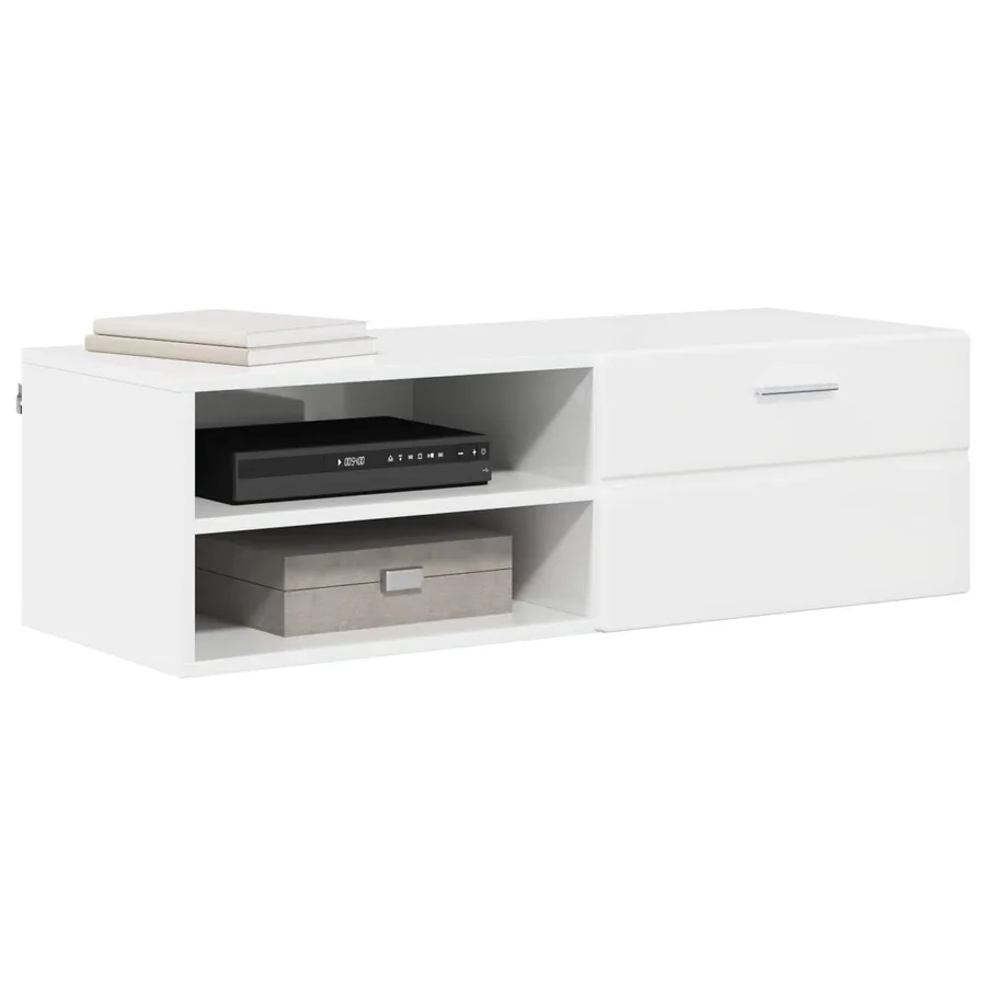 Cabinet en Bois Gris béton 100,5 x 39 x 30 cm Bois d'ingénierie - 3