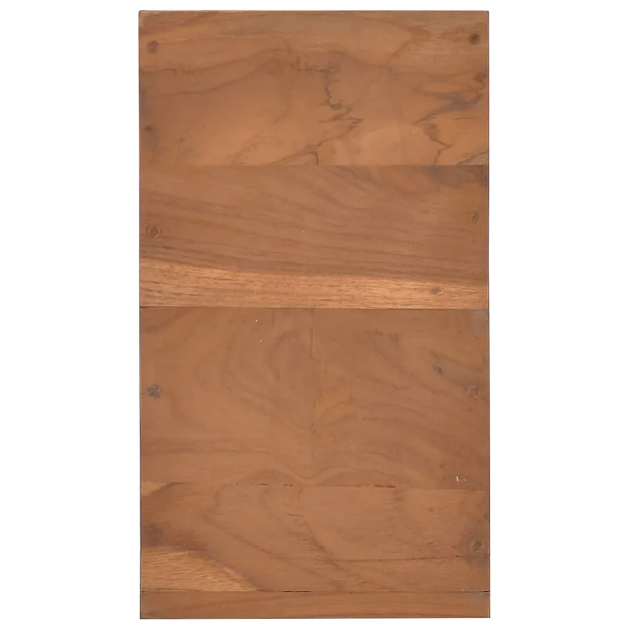 Table de chevet 20x35x50 cm Bois de teck solide - 6