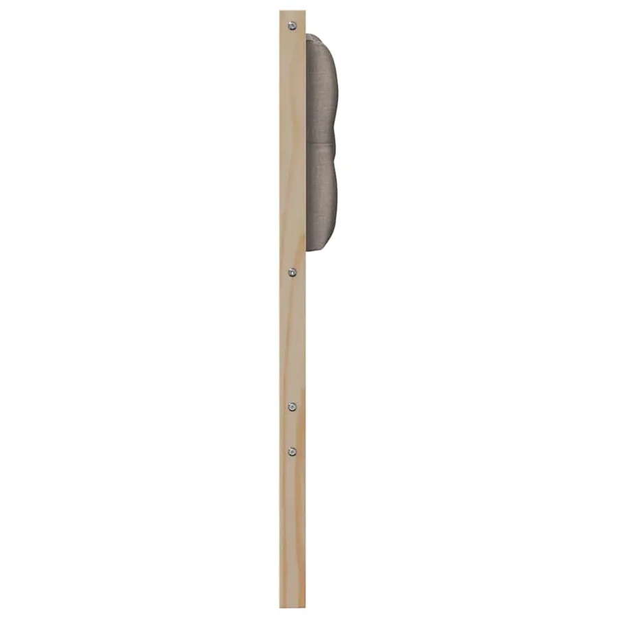 Tête de lit Autre Marron et taupe 75 cm Bois massif en pin - 5