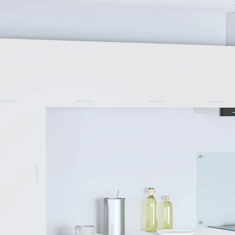 Armoire suspendue 2 pcs Blanc 50 x 31 x 40 cm Bois d'ingénierie