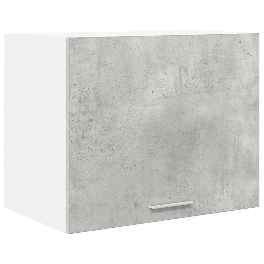 Armoire suspendue 2 pcs Gris béton et Blanc 50 x 31 x 40 cm - 5