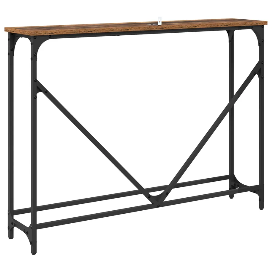 Table console Bois Ancien 102 x 23 x 75 cm Bois d'ingénierie - 7