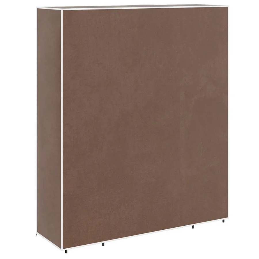 Armoire avec compartiments et tiges 45 x 150 x 176 cm Marron - 6