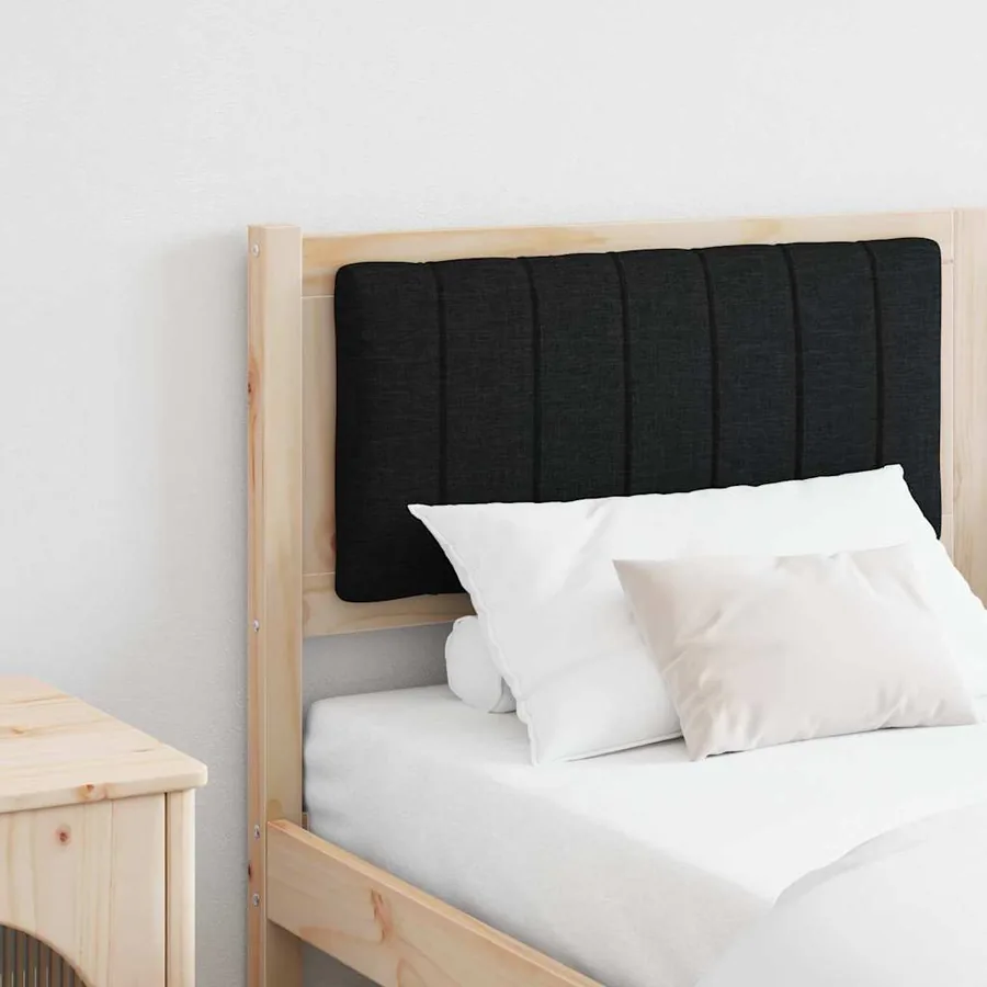 Tête de lit capitonnée Marron 160 cm Pin massif