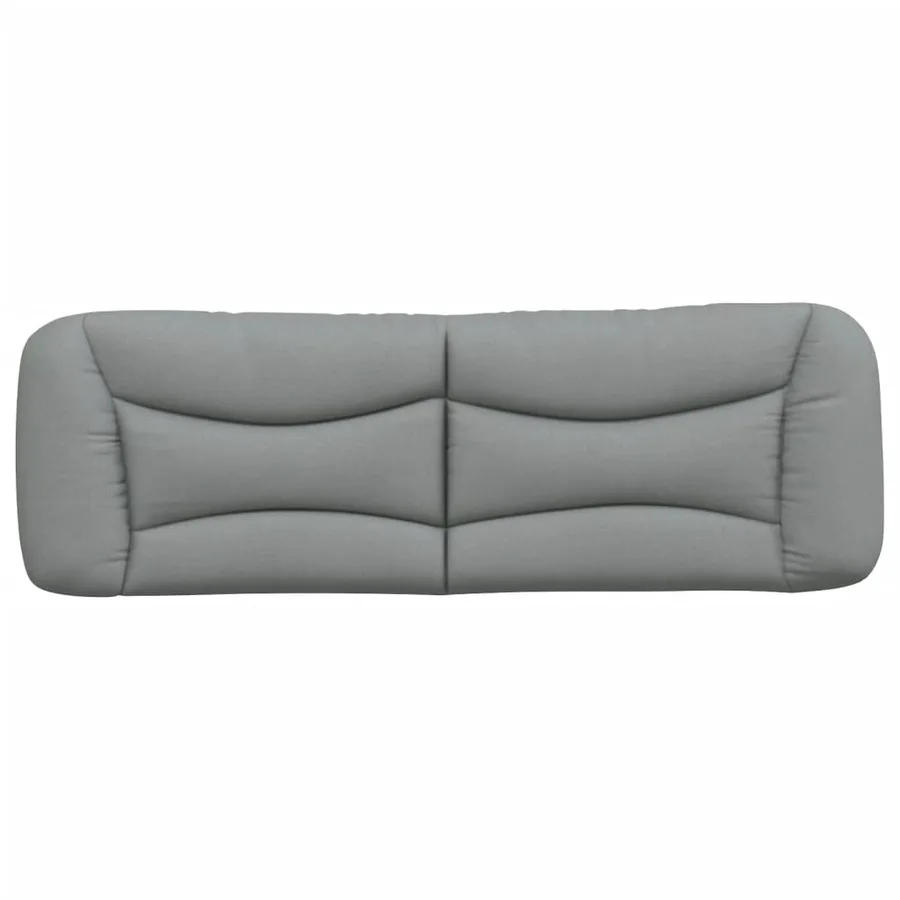 Coussin de tête de lit Hvar gris clair 152 cm tissu - 5