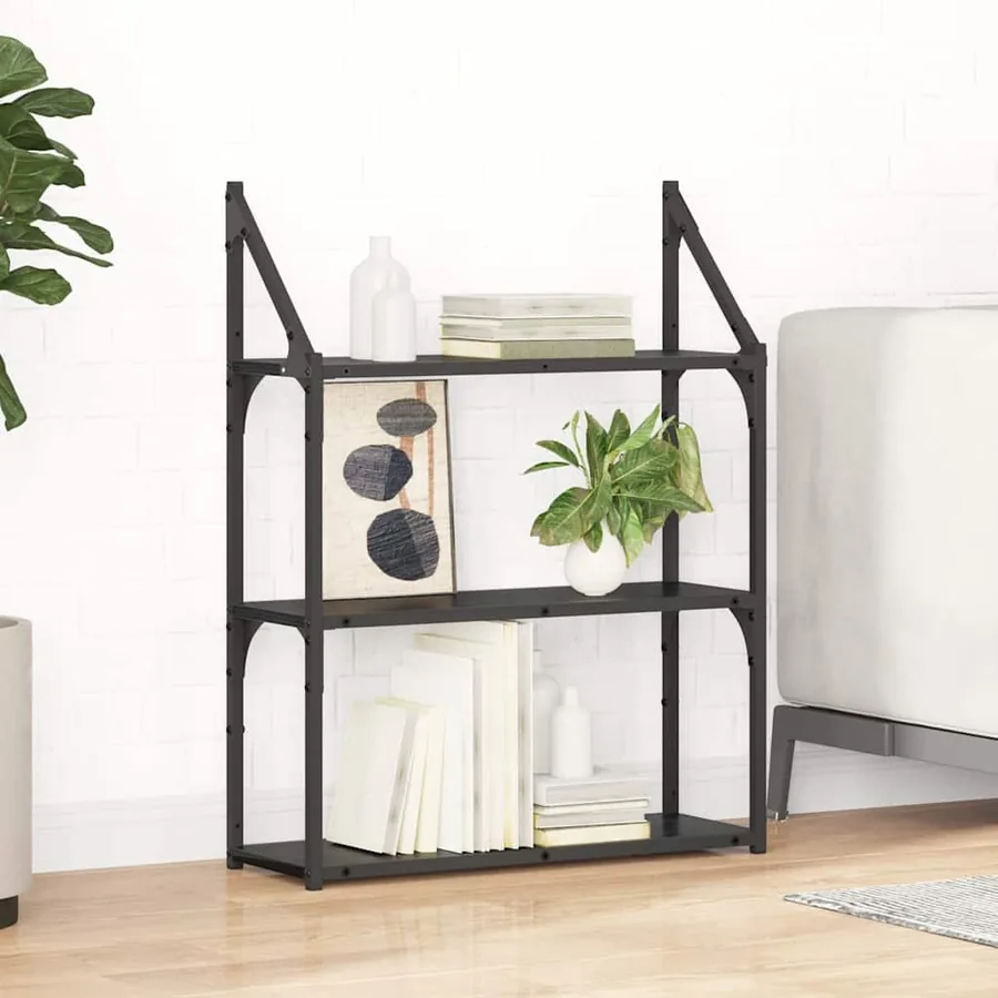 Étagère Murale Chêne noir 60 x 21 x 78,5 cm Bois d'ingénierie