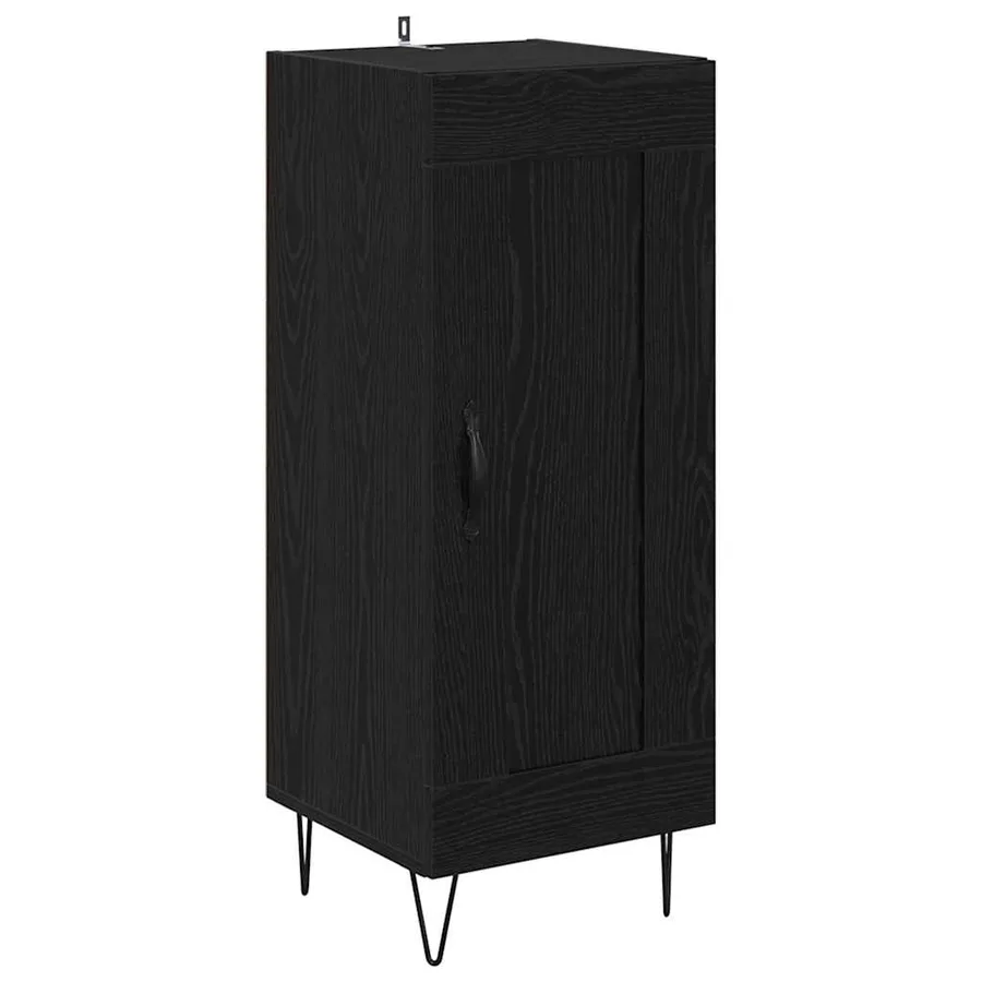 Haut Armoire Chêne noir 34,5 x 34 x 90 cm Bois d'ingénierie - 6