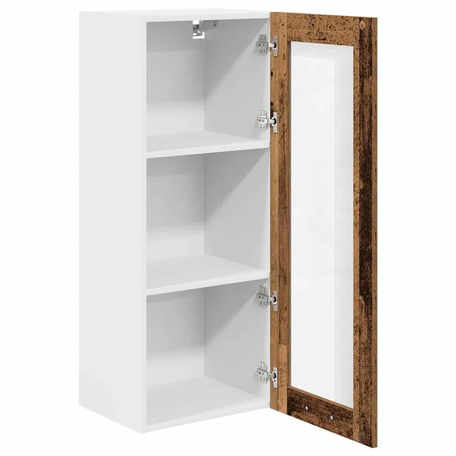 Armoire suspendue avec stockage Bois ancien 40 x 31 x 100 cm - 5