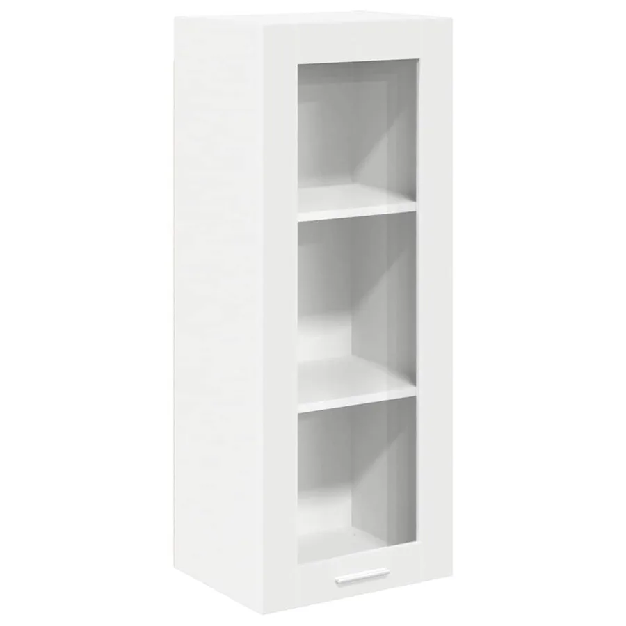 Armoire suspendue Blanc 40 x 31 x 100 cm Bois d'ingénierie - 2