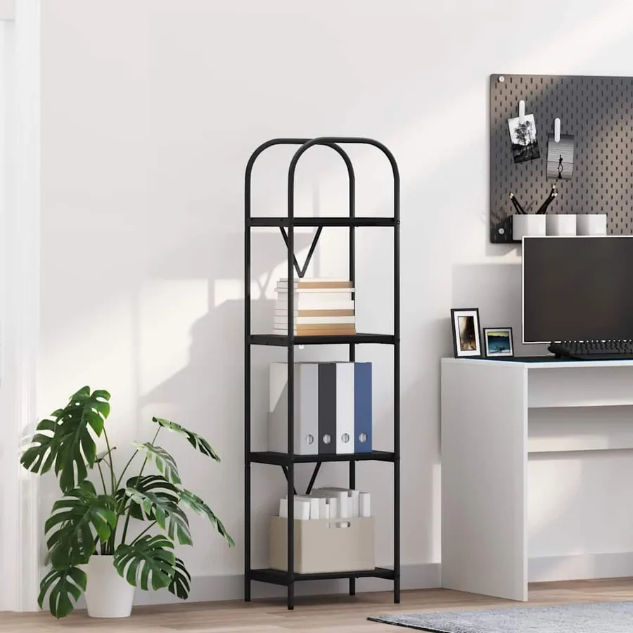Étagère Chêne noir 40 x 30 x 146 cm Bois d'ingénierie