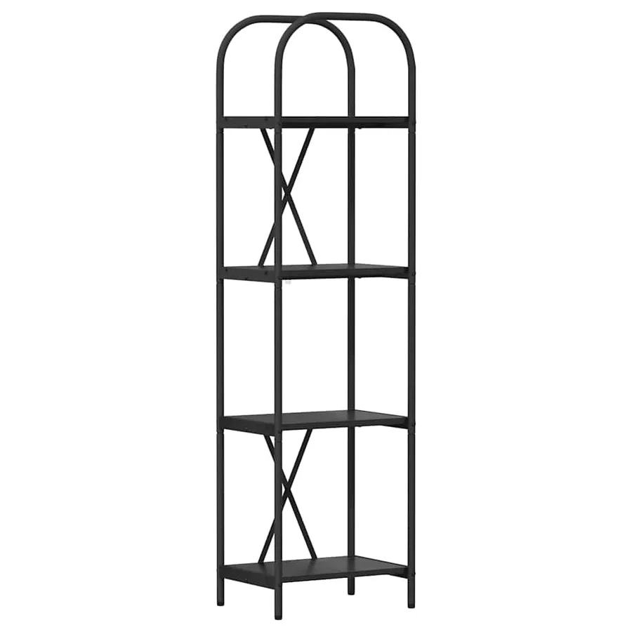 Étagère Chêne noir 40 x 30 x 146 cm Bois d'ingénierie - 2