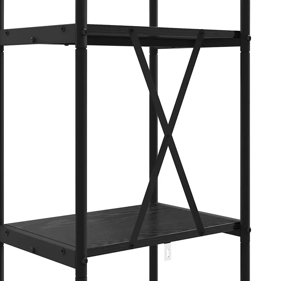 Étagère Chêne noir 40 x 30 x 146 cm Bois d'ingénierie - 9