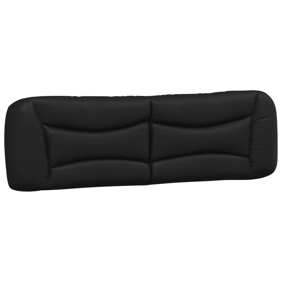 Coussin de tête de lit Hvar noir 183 cm similicuir - 2
