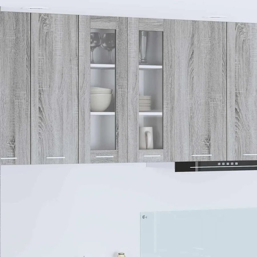 Armoire suspendue Gris Sonoma 60 x 31 x 80 cm Bois d'ingénierie