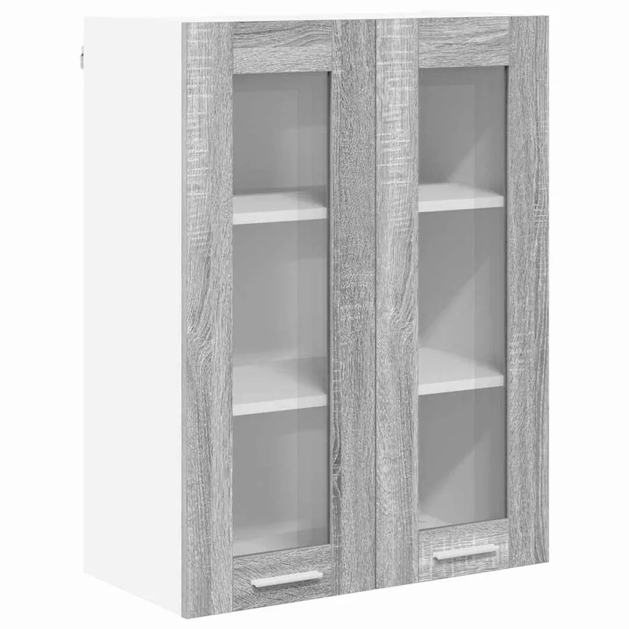 Armoire suspendue Gris Sonoma 60 x 31 x 80 cm Bois d'ingénierie - 2