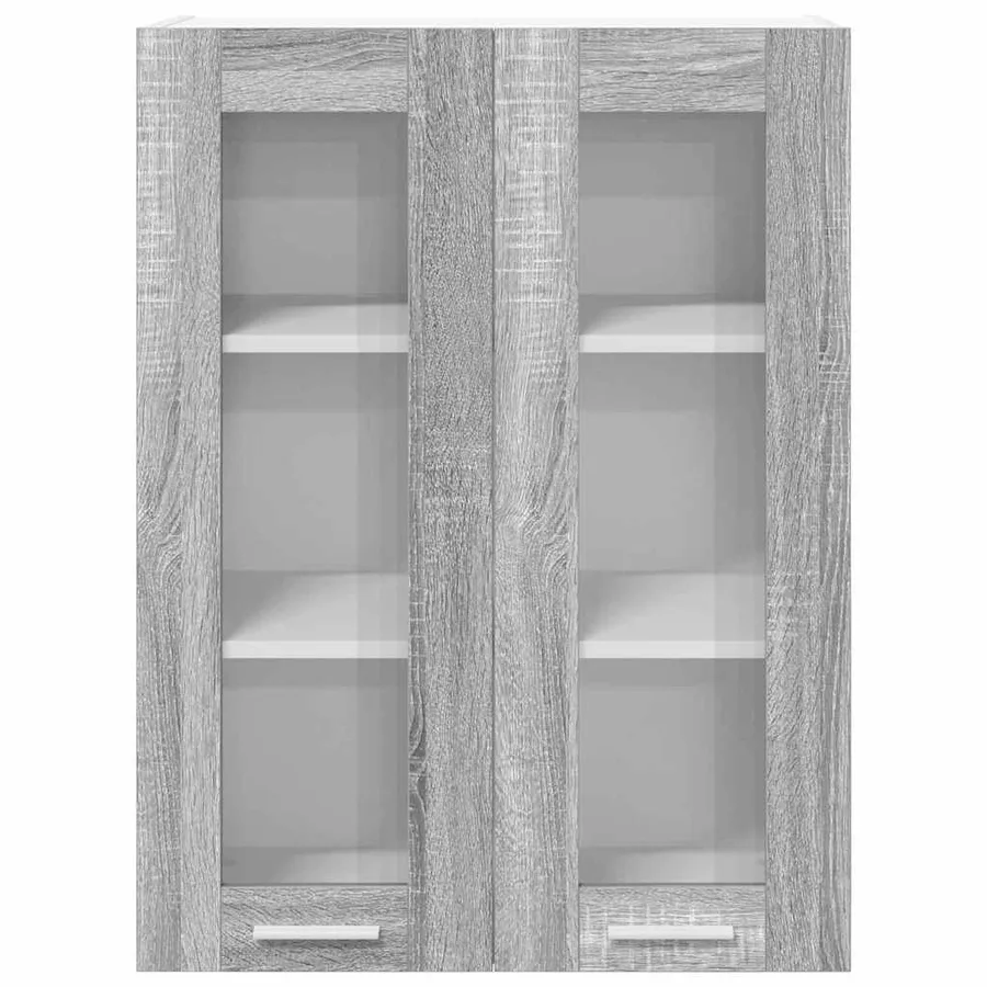 Armoire suspendue Gris Sonoma 60 x 31 x 80 cm Bois d'ingénierie - 6