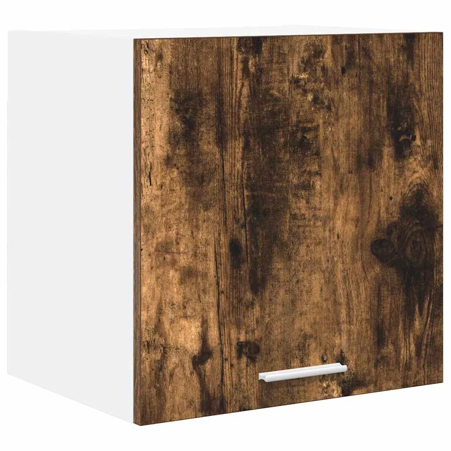 Armoire suspendue 2 pcs Chêne fumé et Blanc 40 x 31 x 40 cm - 5