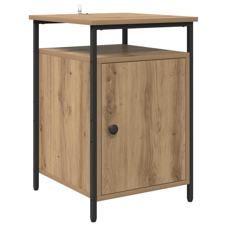 Cabinet de chevet Chêne artisanal 40 x 42 x 60cm - 2