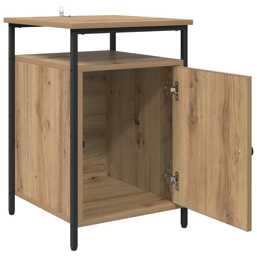 Cabinet de chevet Chêne artisanal 40 x 42 x 60cm - 5