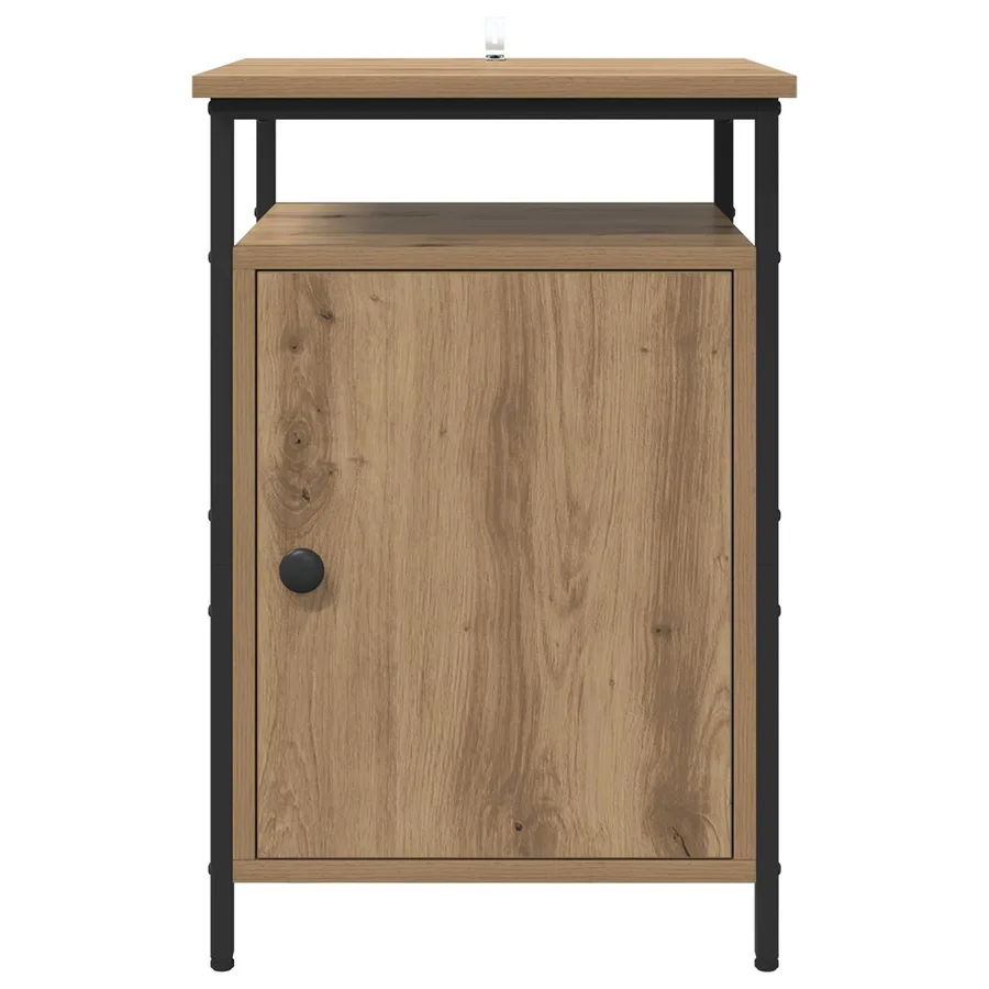 Cabinet de chevet Chêne artisanal 40 x 42 x 60cm - 6