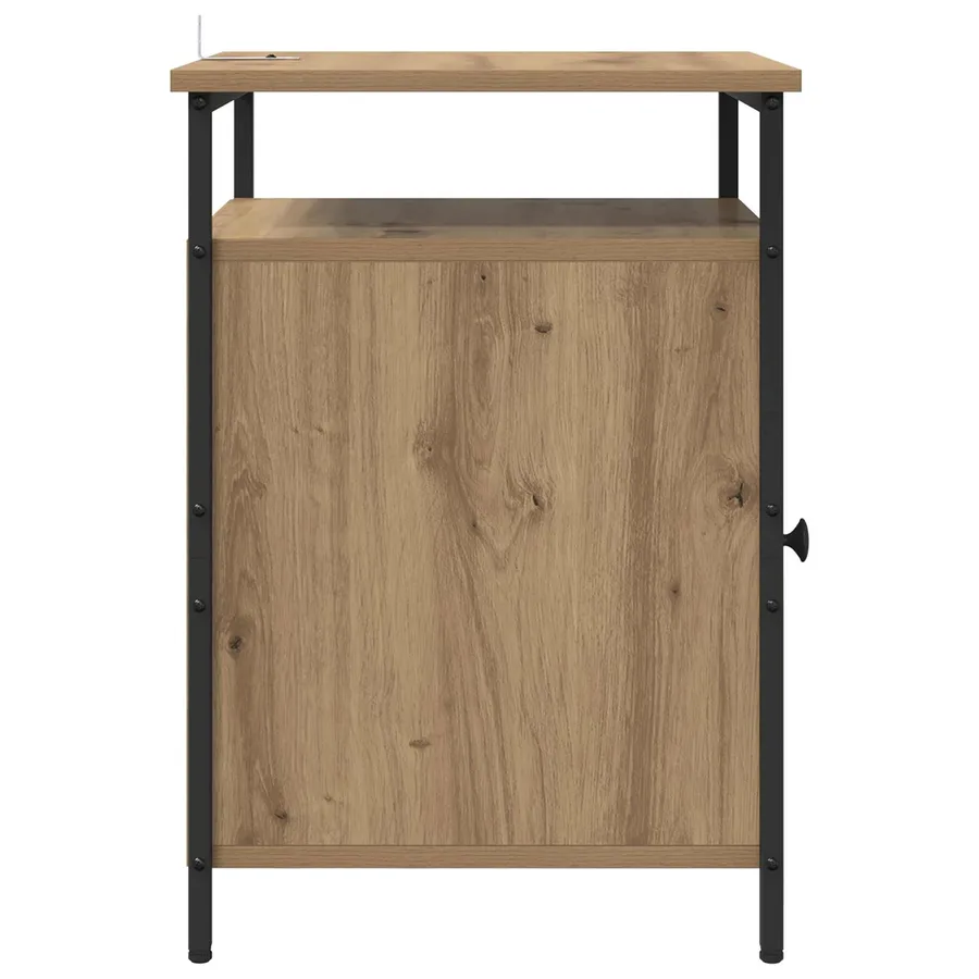 Cabinet de chevet Chêne artisanal 40 x 42 x 60cm - 7