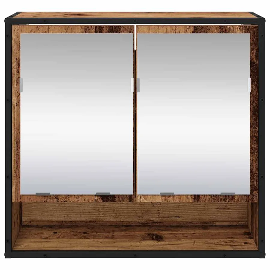 Étagère Murale avec étagère Bois ancien 65 x 20 x 60 cm - 6