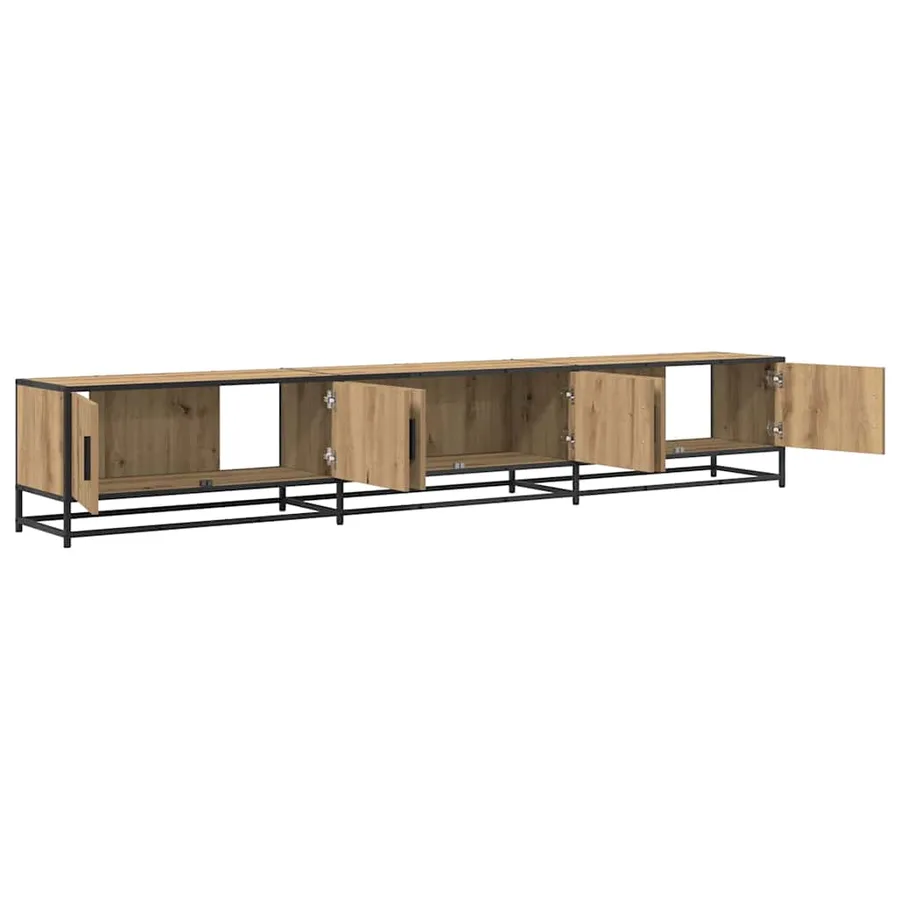 Unites TV 240 x 35 x 41 cm Chêne artisanal Bois d'ingénierie - 5