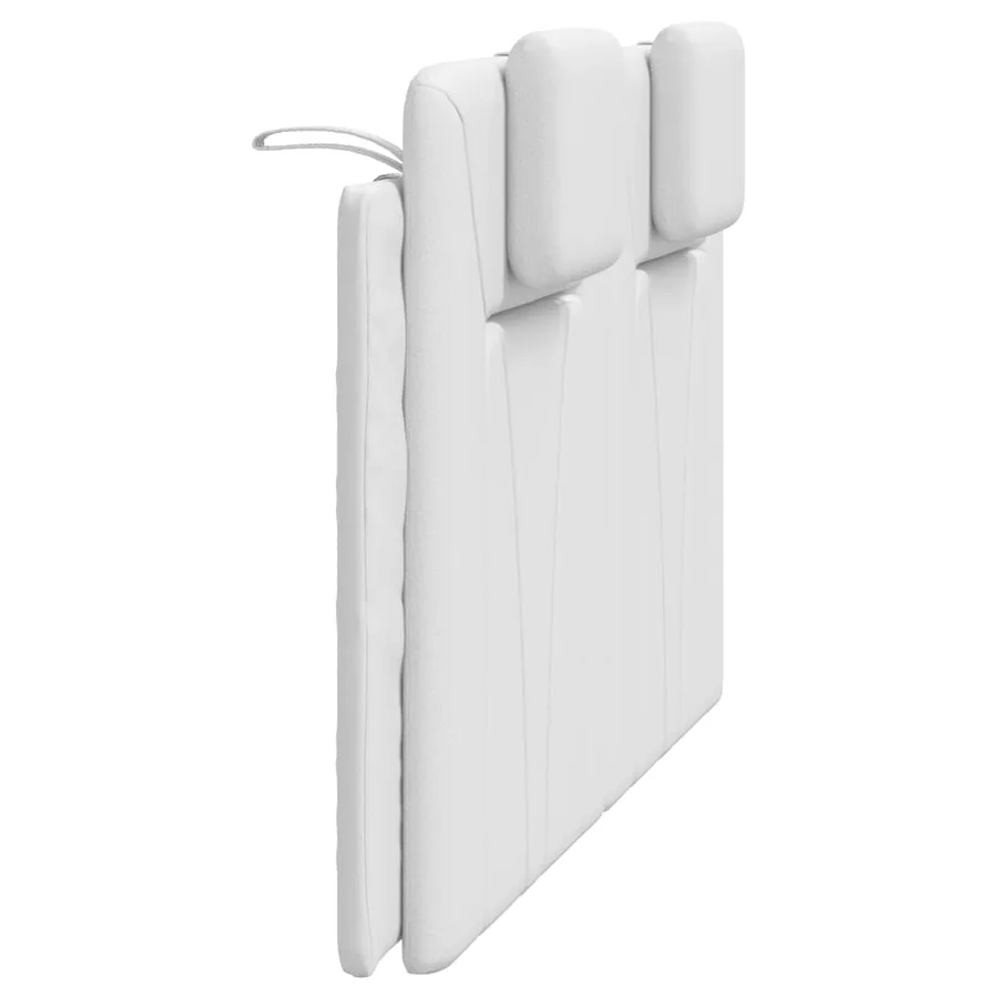 Coussin de tête de lit Viana blanc 152 cm similicuir - 6