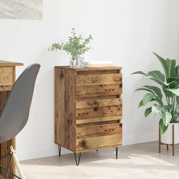 Buffet Bois Ancien 40 x 35 x 70 cm Bois d'ingénierie et fer