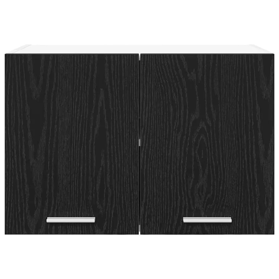 Armoire suspendue Chêne noir et Blanc 60 x 31 x 40 cm - 6