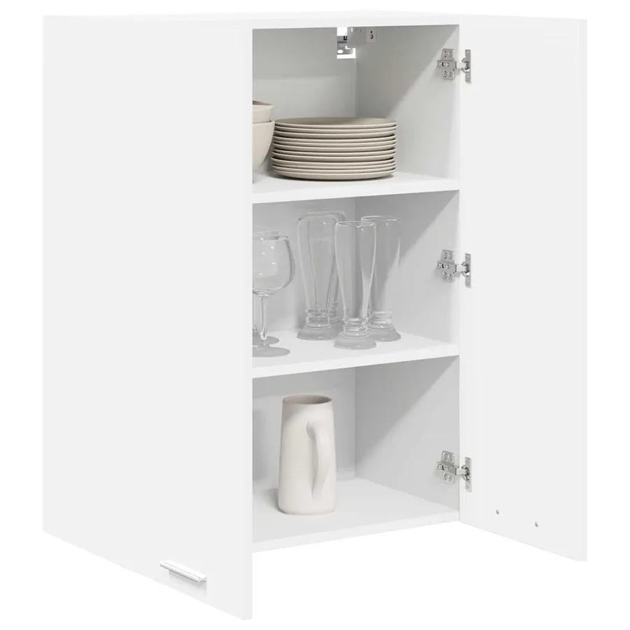 Armoire suspendue Blanc 60 x 31 x 80 cm Bois d'ingénierie - 3