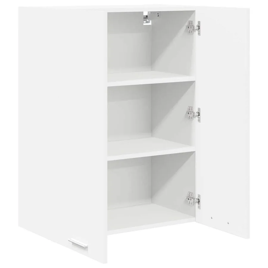 Armoire suspendue Blanc 60 x 31 x 80 cm Bois d'ingénierie - 5