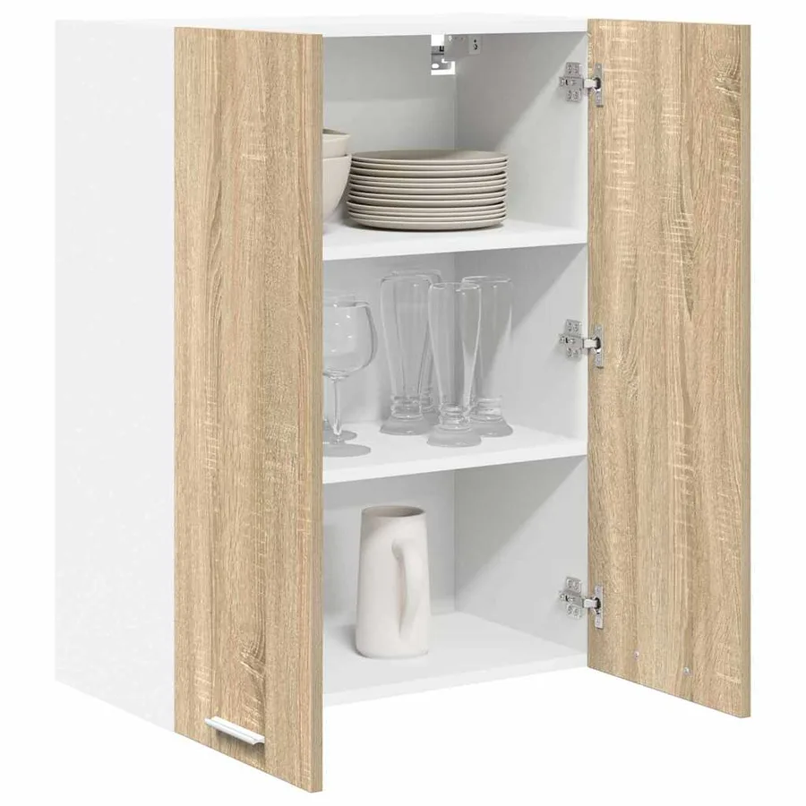 Armoire suspendue avec stockage Chêne Sonoma 60 x 31 x 80 cm - 3