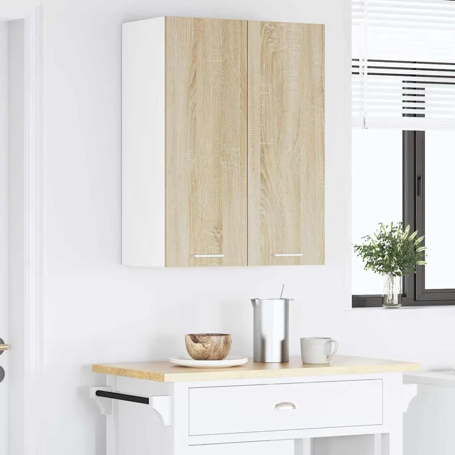 Armoire suspendue avec stockage Chêne Sonoma 60 x 31 x 80 cm - 4