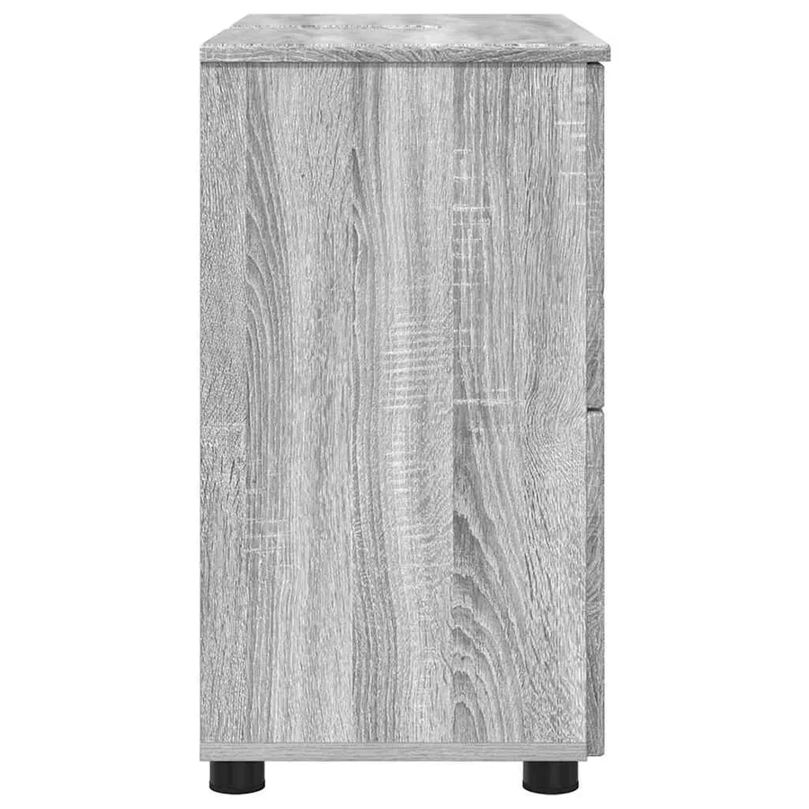 Cabinet de salle de bain Gris Sonoma 76,5 x 35 x 64 cm - 7