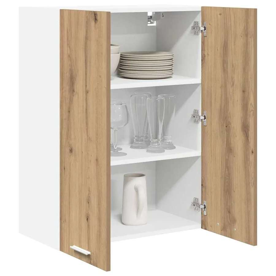 Armoire suspendue avec stockage Chêne artisanal 60 x 31 x 80 cm - 3