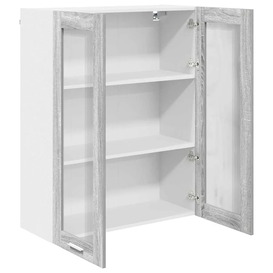 Armoire suspendue avec stockage Gris Sonoma 80 x 31 x 100 cm - 5