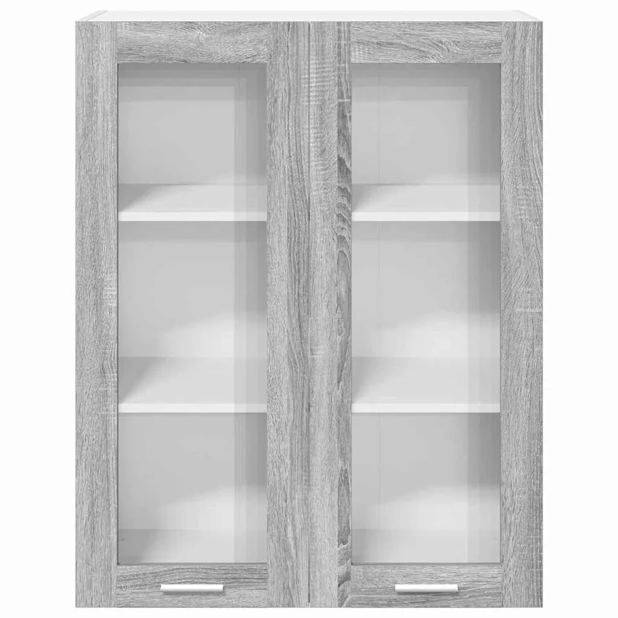 Armoire suspendue avec stockage Gris Sonoma 80 x 31 x 100 cm - 6