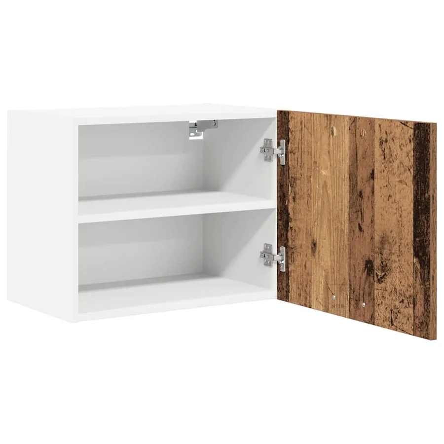 Armoire suspendue Bois ancien et Blanc 50 x 31 x 40 cm - 5