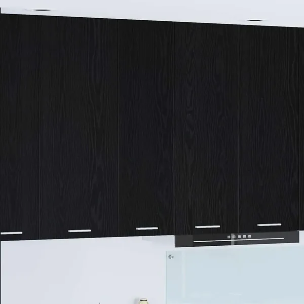 Armoire suspendue Chêne noir 30 x 31 x 100 cm Bois d'ingénierie