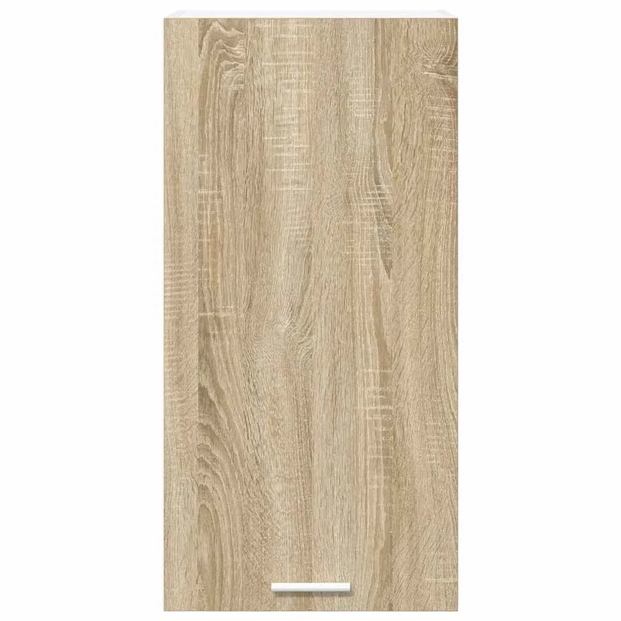 Armoire suspendue Chêne Sonoma et Blanc 40 x 31 x 80 cm - 6