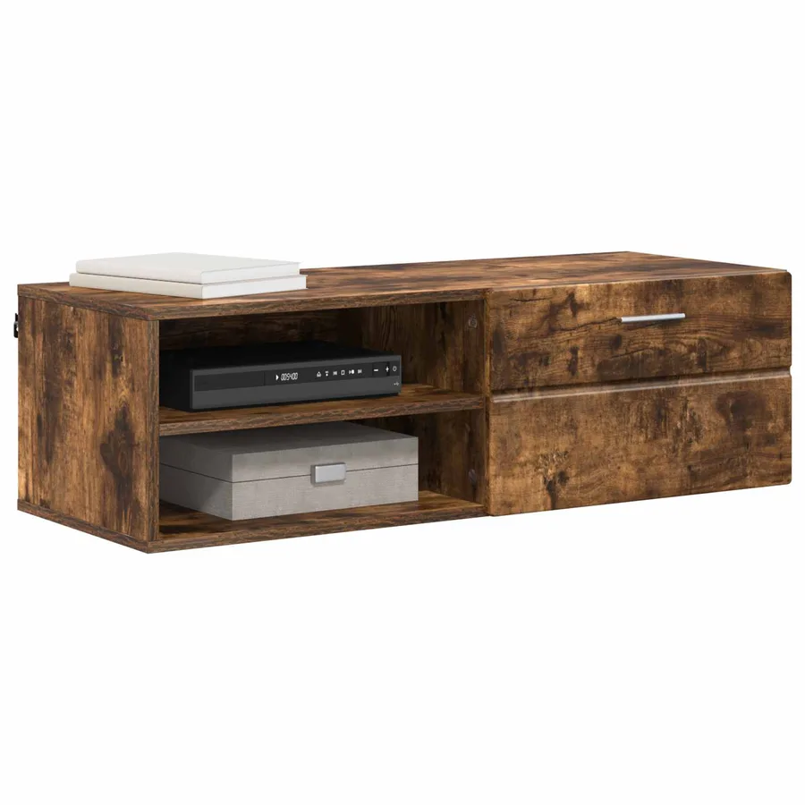 Cabinet en Bois Chêne fumé 100,5 x 39 x 30 cm Bois d'ingénierie - 3